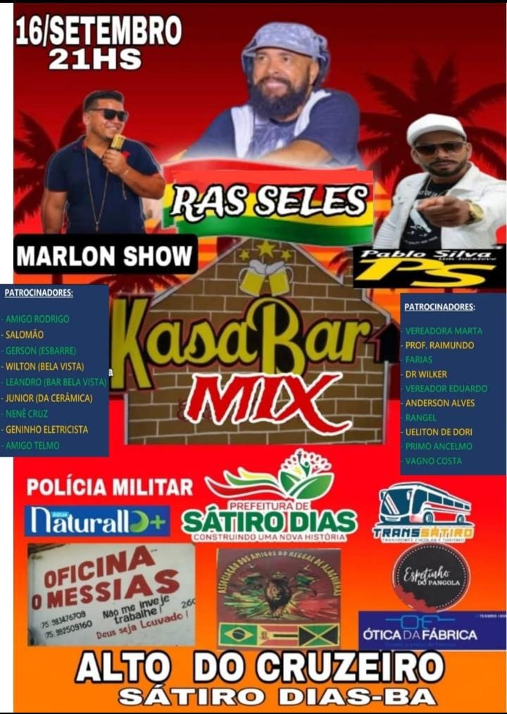 Kasa Bar Mix Apresenta Ras Seles