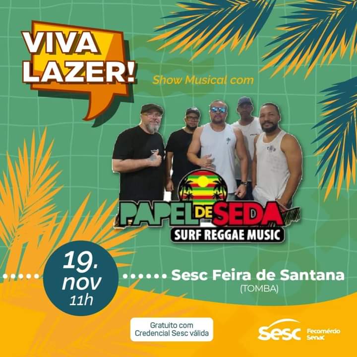 VIVAR LAZER!  Show Musical com PAPEL DE SEDA