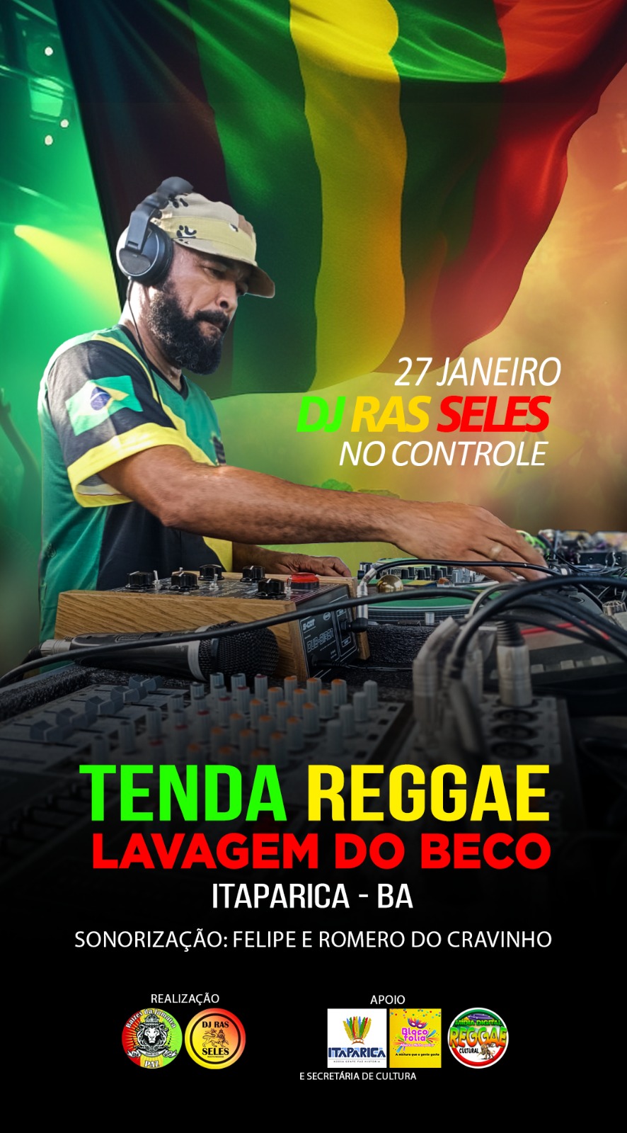 TENDA REGGAE  DJ RAS SELLES