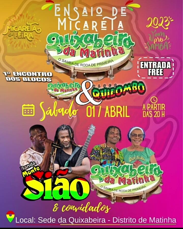 ENSAIO DE MICARETA  QUIXABEIRA DA MATINHA & BANDA MONTE SIÃO