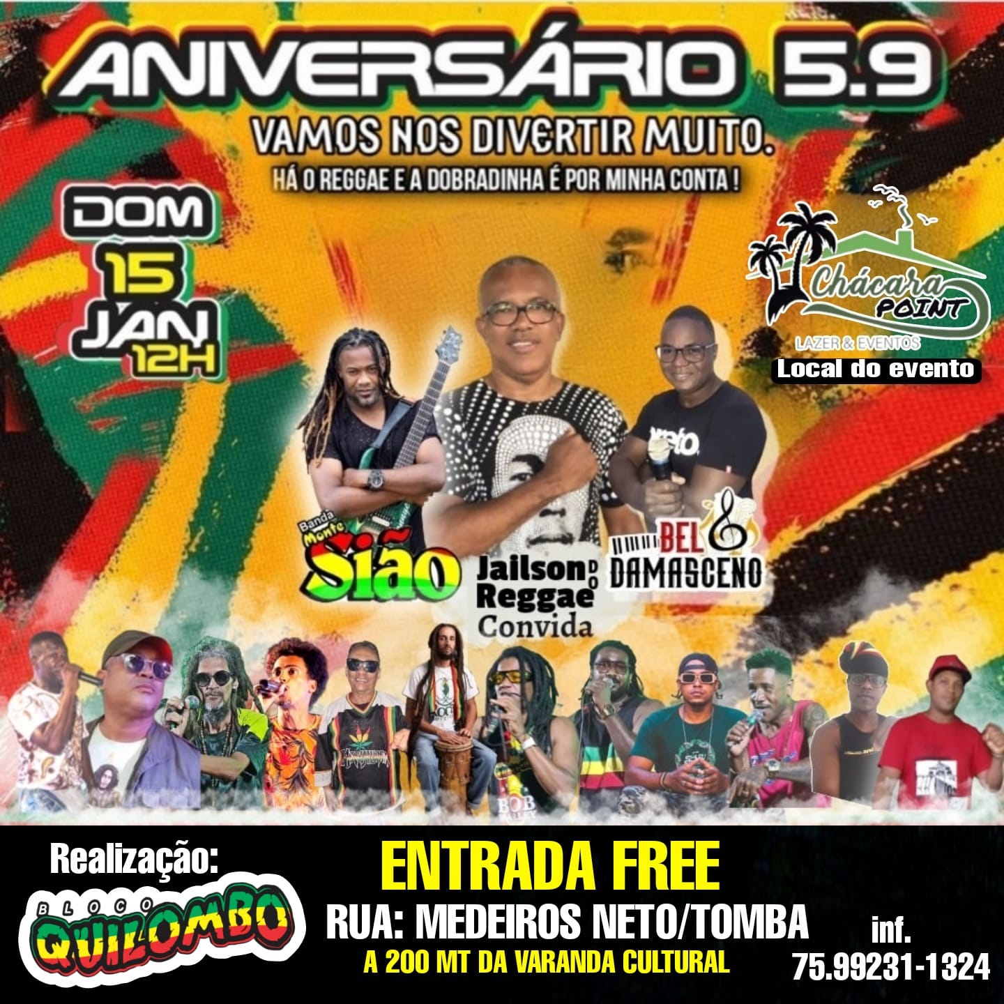 Aniversário 5.9 ( Jaílson do Reggae )